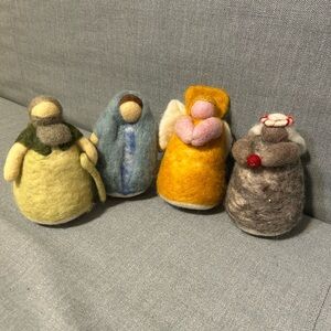 Handcrafted Felt Nativity Set - Multicolor